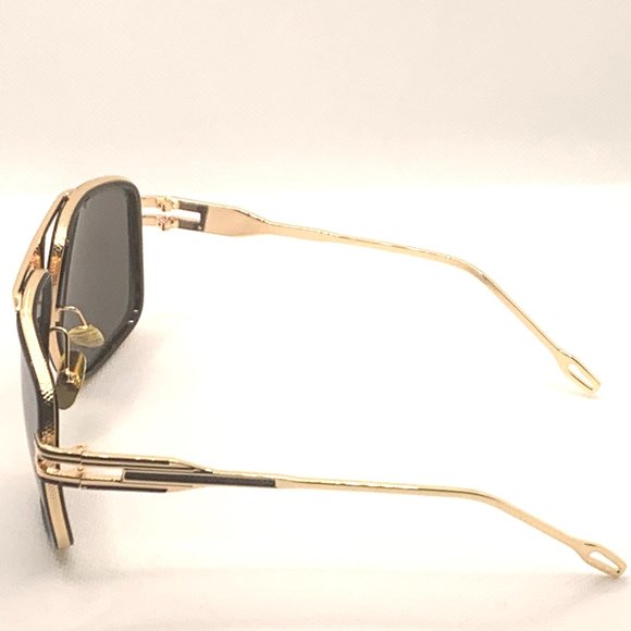 New Men's Oversized Luxury Square Retro Sunglasses - Picture 6 of 7